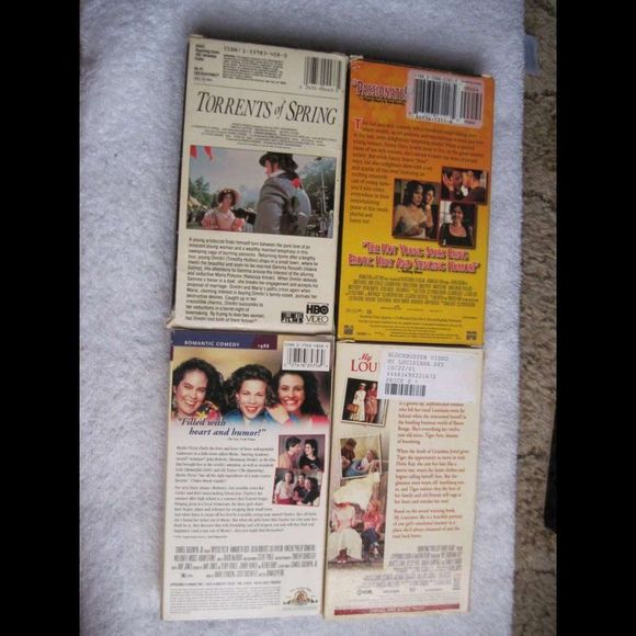 Mystic Pizza Mansfield Park Louisiana Sky Torrents of Spring VHS Cassette Tapes - Picture 2 of 10